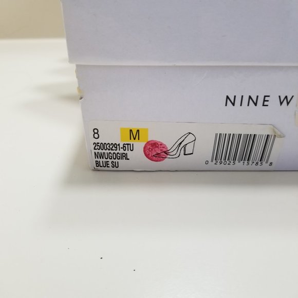 New Nine West Cobal Blue Pumps - Picture 8 of 8